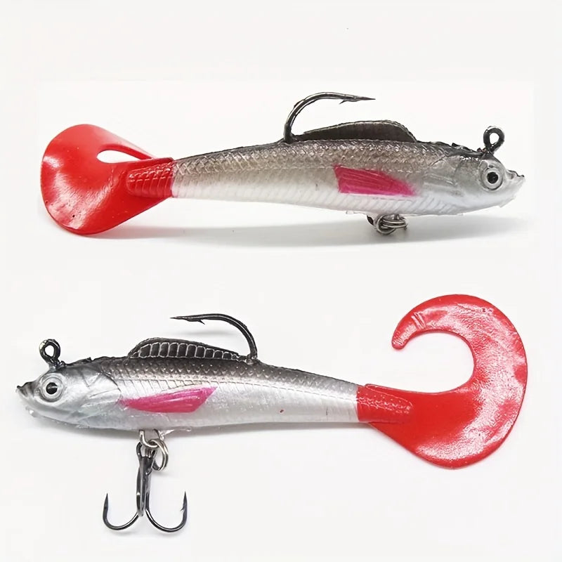 10 Leurres De Pêche En PVC Avec Hameçon — photo 5