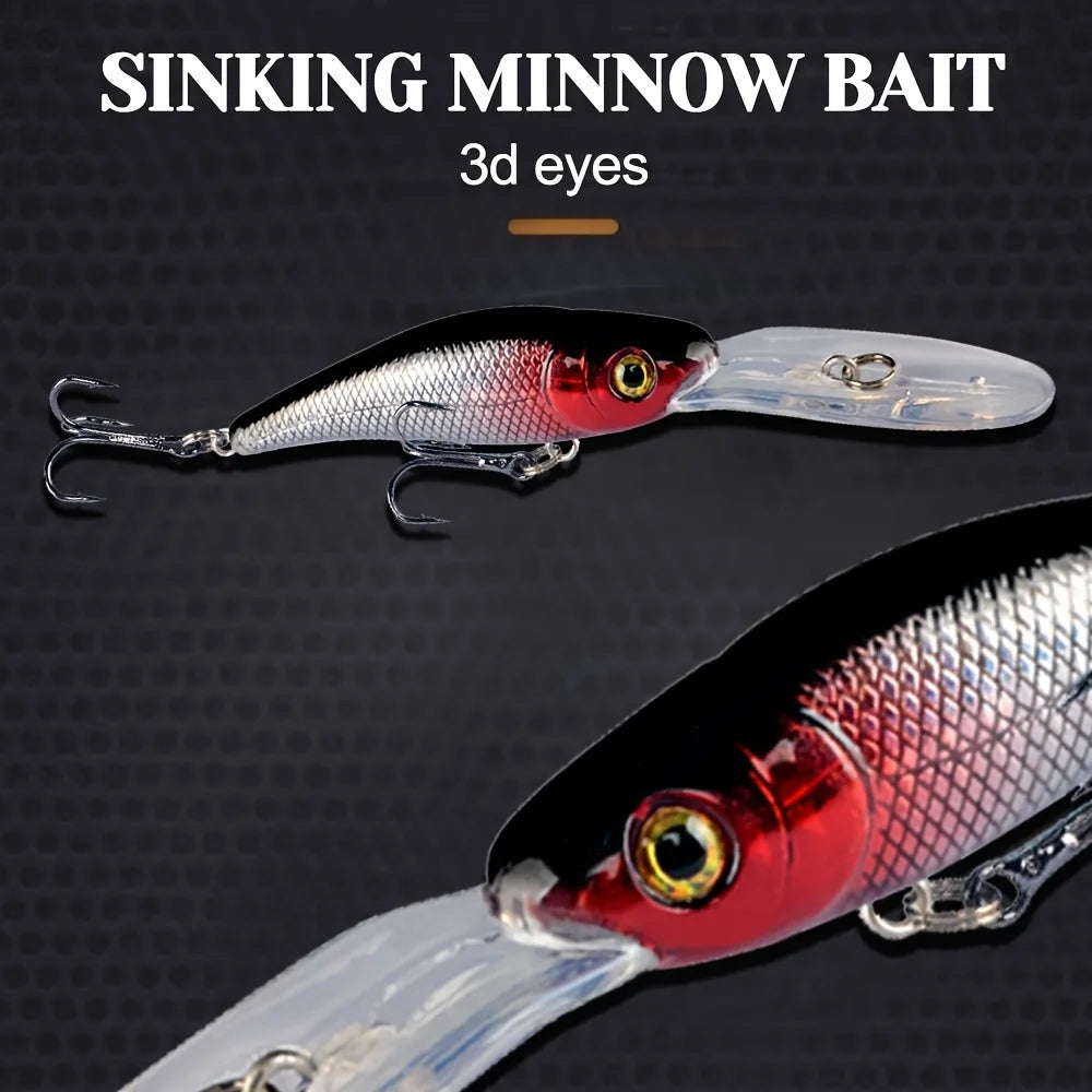 20 Leurres De Pêche Minnow Réalistes — photo 5