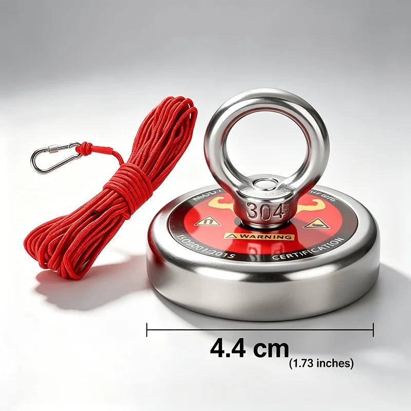 Aimant Magnétique de Pêche avec Corde — Métal 4,4 cm, photo 7