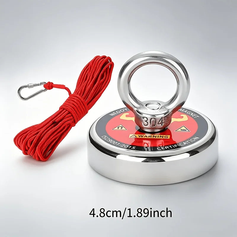 Aimant Magnétique de Pêche avec Corde — Métal 4,8 cm, photo 8