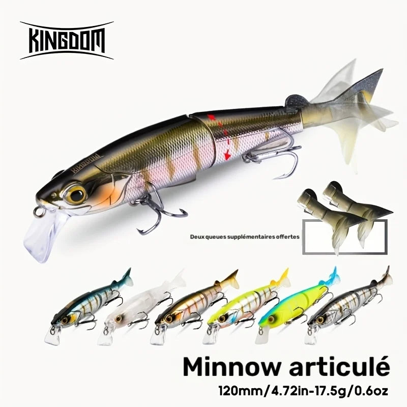 Appât Flottant Minnow Artificiel Multi-Segment 17,5 g — photo 3