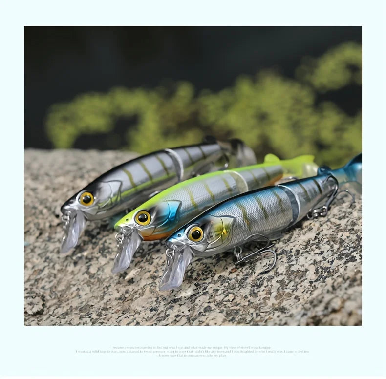 Appât Flottant Minnow Artificiel Multi-Segment 17,5 g — photo 12
