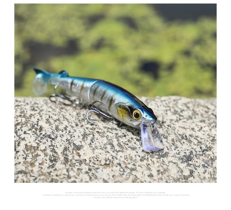 Appât Flottant Minnow Artificiel Multi-Segment 17,5 g — photo 15