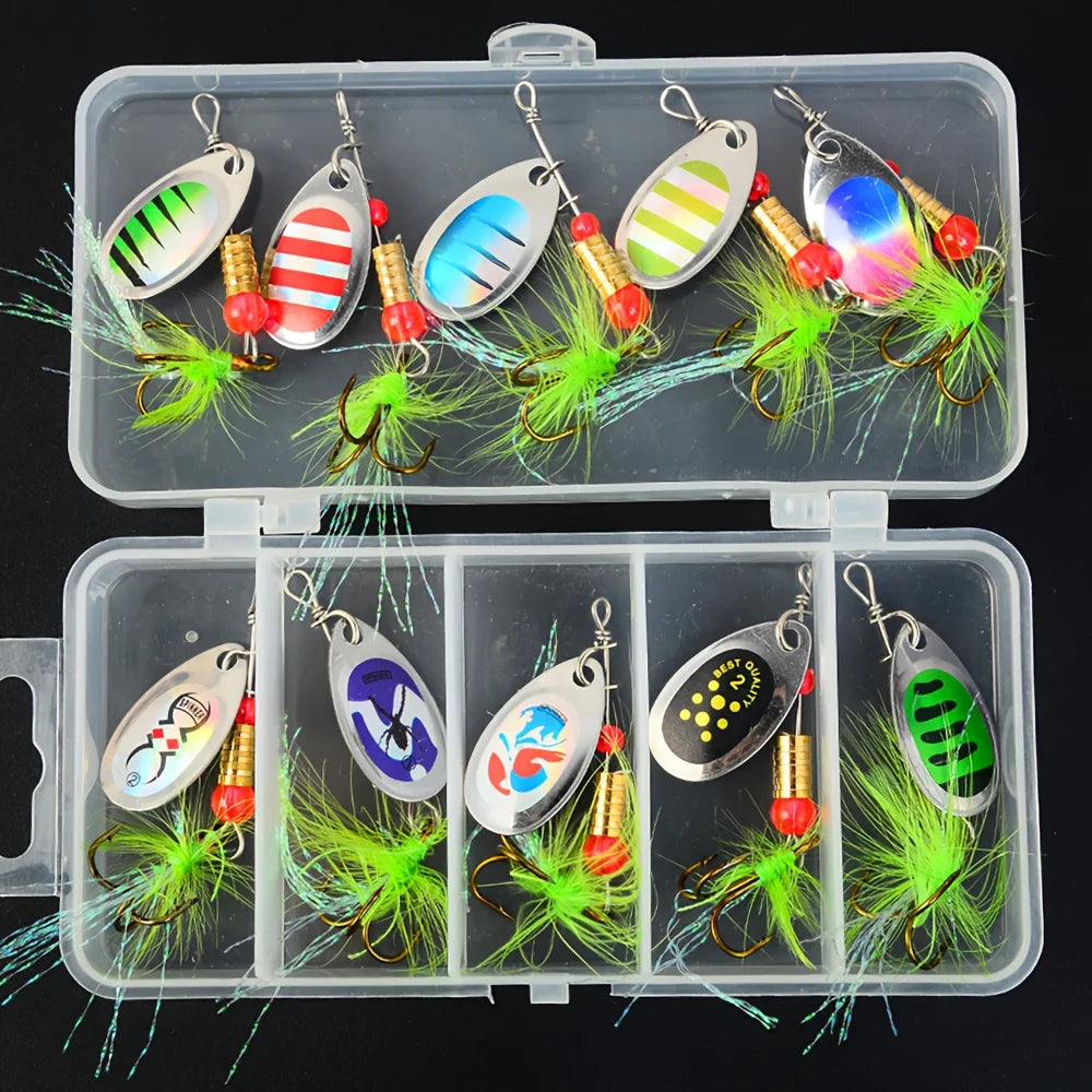 Appâts Faux Pailletés pour Pêche en Mer
