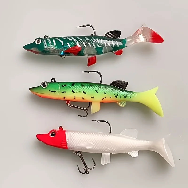Appâts Souples Bioniques Avec Plomb Pour Pêche — illustration 2 Image