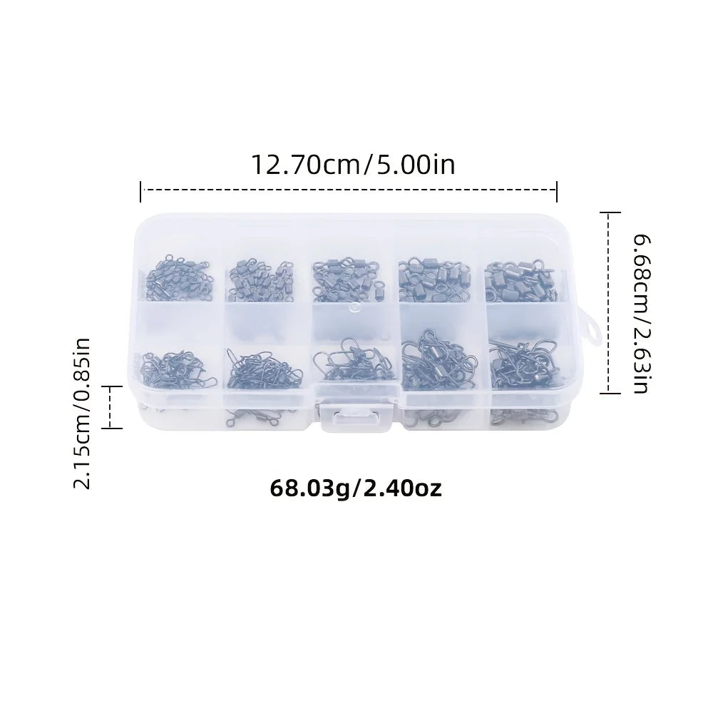 Attaches pour Leurres en Acier Inoxydable 170 Pièces — photo 9