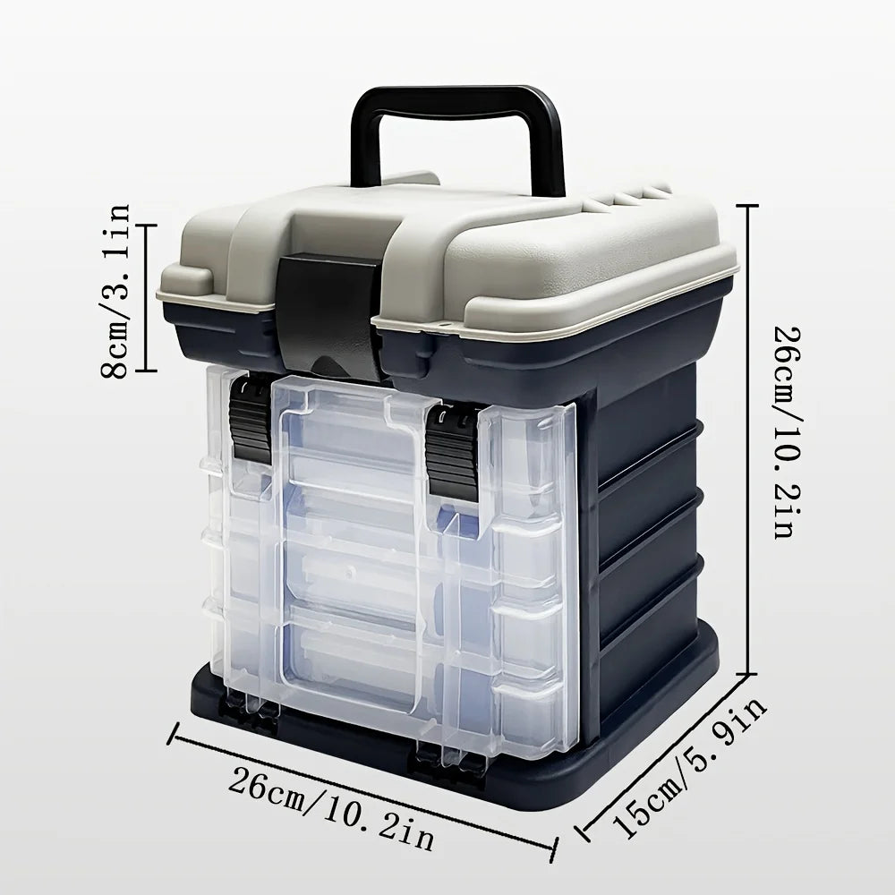Boîte À Pêche Multifonctionnelle Portable À 5 Niveaux — photo 7