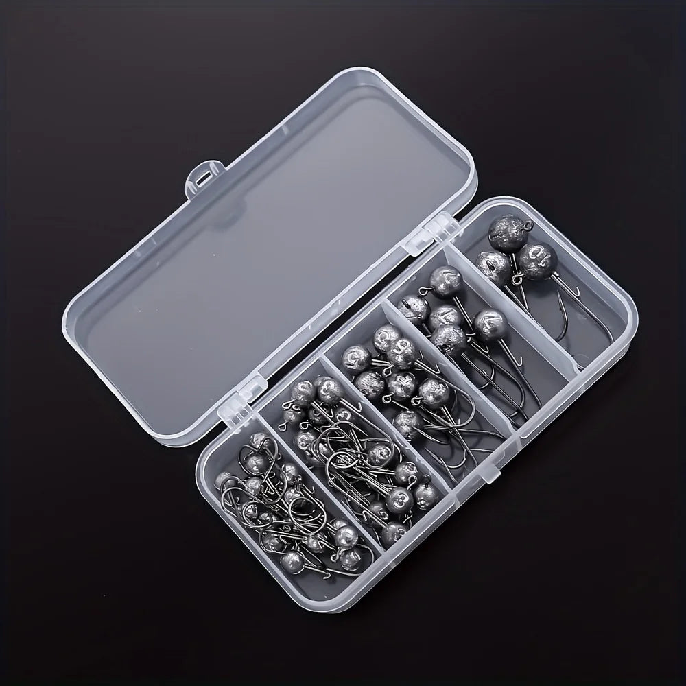 Boîte de 45 Leurres Micro Lead avec Hameçons — photo 10
