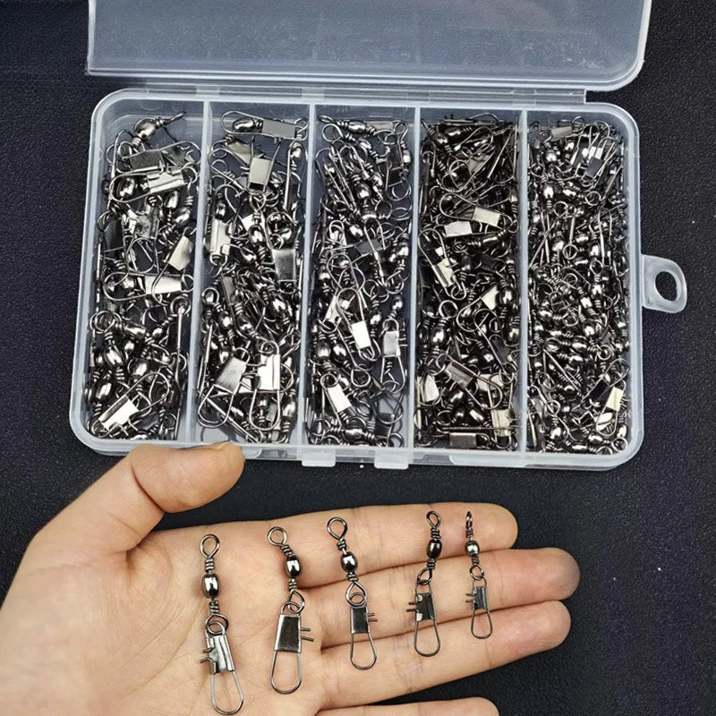 Boîte de Connecteurs Rotatifs de Pêche 100 Pièces — photo 2
