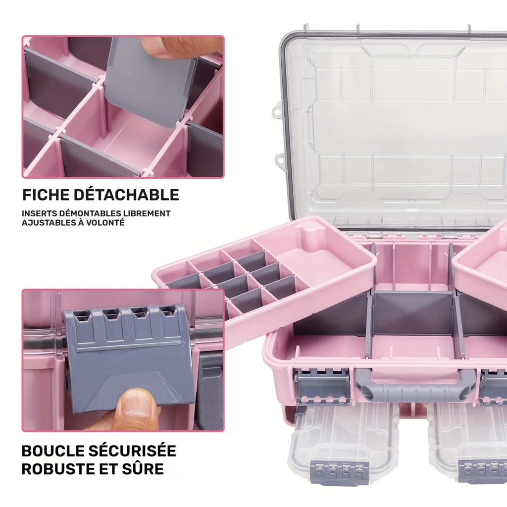 Boîte De Pêche À Trois Couches En ABS — photo 5