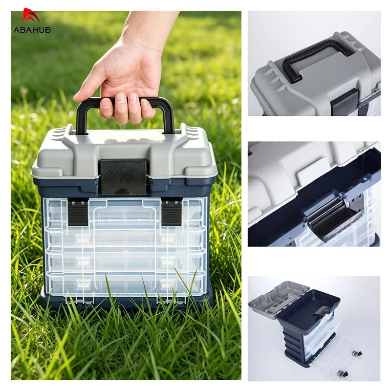 Boîte De Pêche Portable Multifonction Avec Tiroirs — photo 4