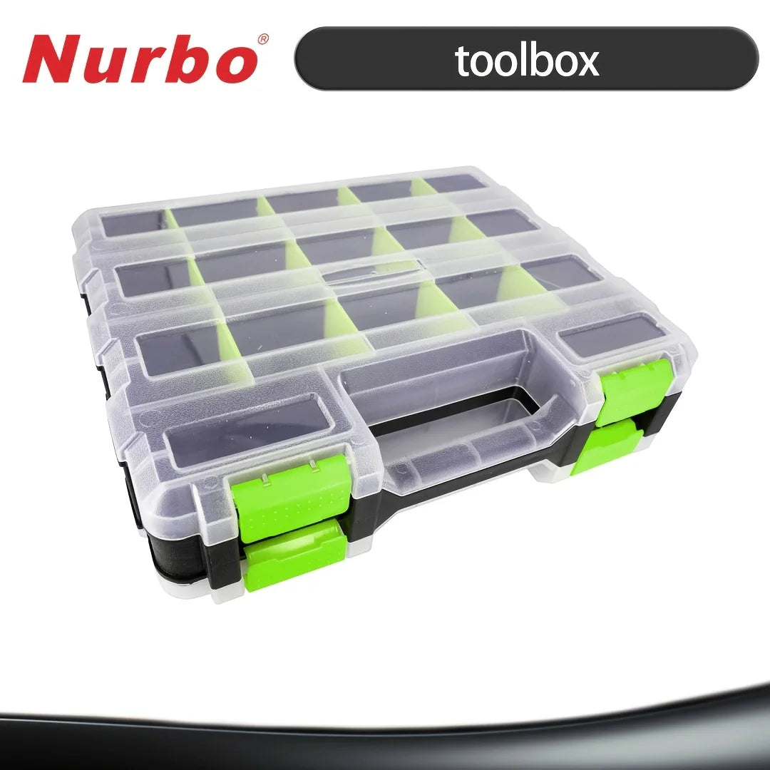 Boîte De Rangement D’Outils Double Face En Plastique — Vert, photo 12