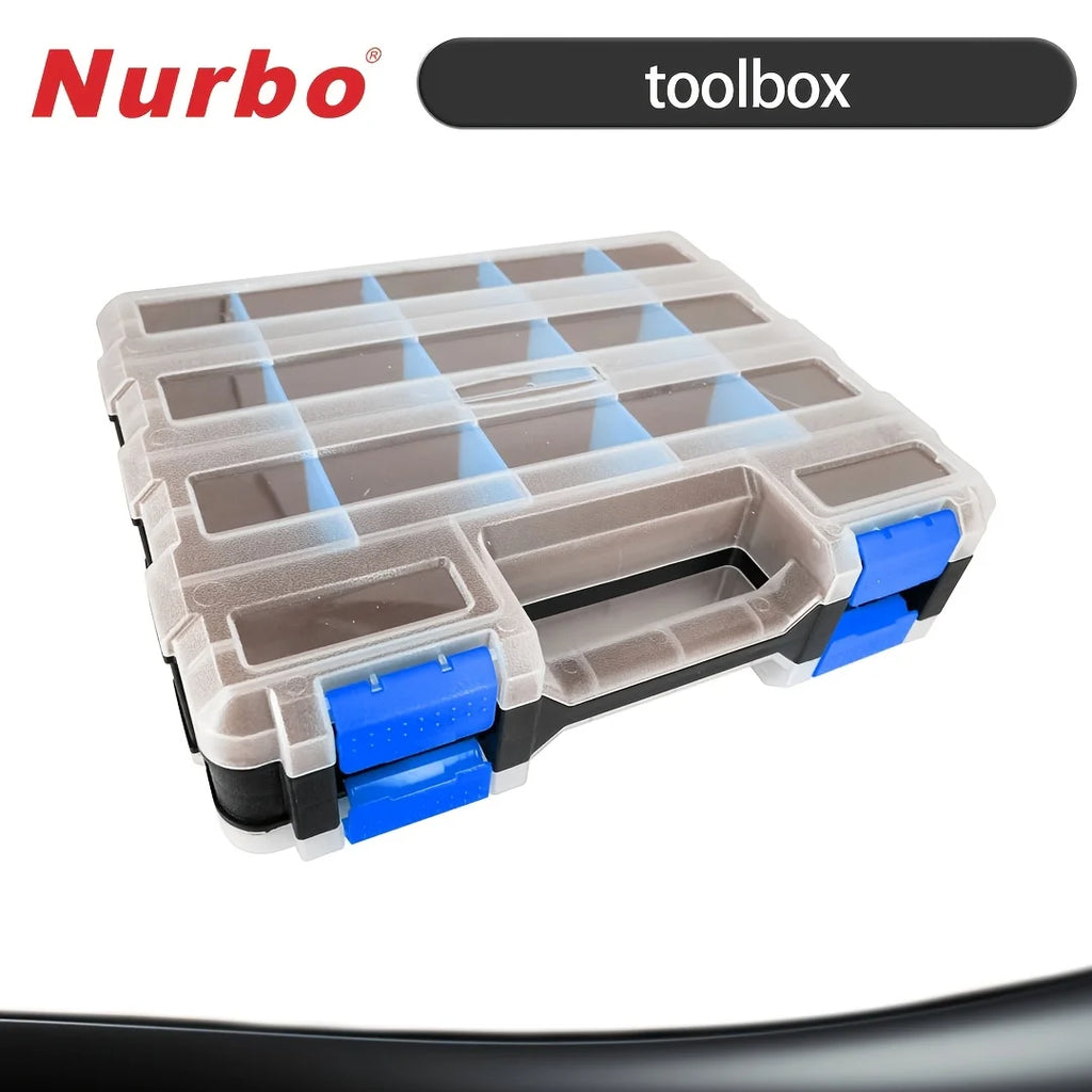 Boîte De Rangement D’Outils Double Face En Plastique — Bleu, photo 13
