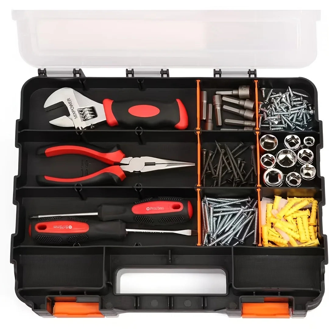 Boîte De Rangement D’Outils Double Face En Plastique — illustration 2 Image