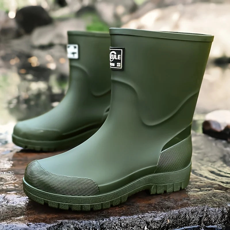 Bottes De Pluie Longues En Caoutchouc Unisexes