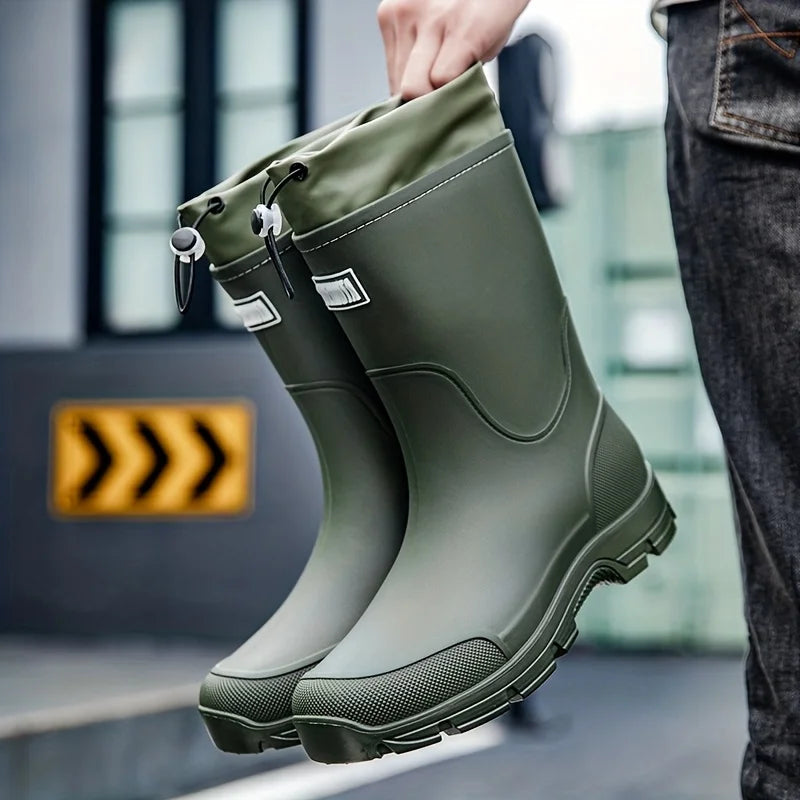 Bottes De Pluie Mi-Mollet Antidérapantes — photo 8