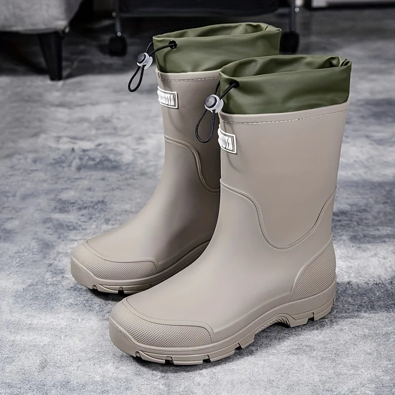 Bottes De Pluie Mi-Mollet Antidérapantes — Gris, photo 13