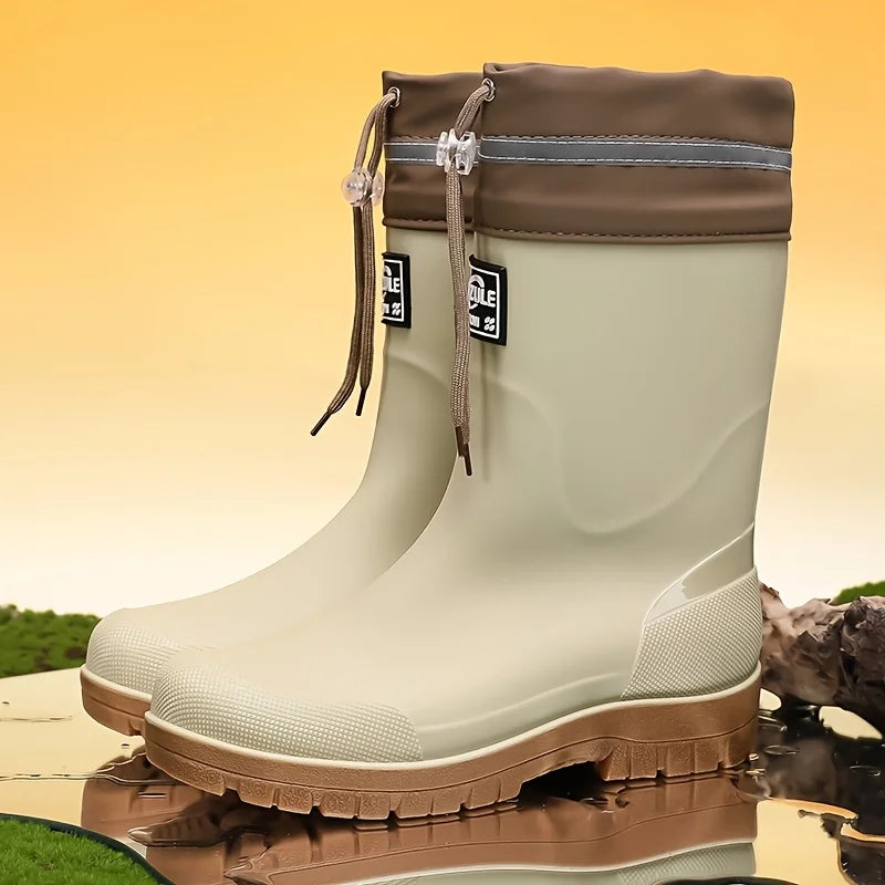 Bottes de Pluie Mi-Mollet en Caoutchouc pour Homme — photo 3