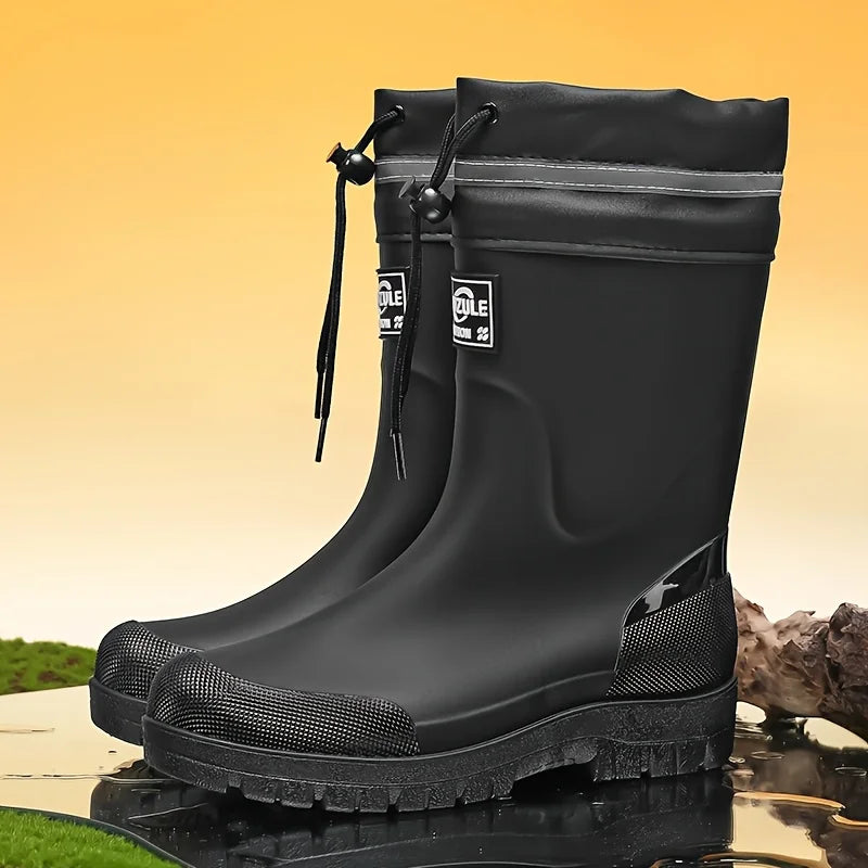 Bottes de Pluie Mi-Mollet en Caoutchouc pour Homme — illustration 3 Image