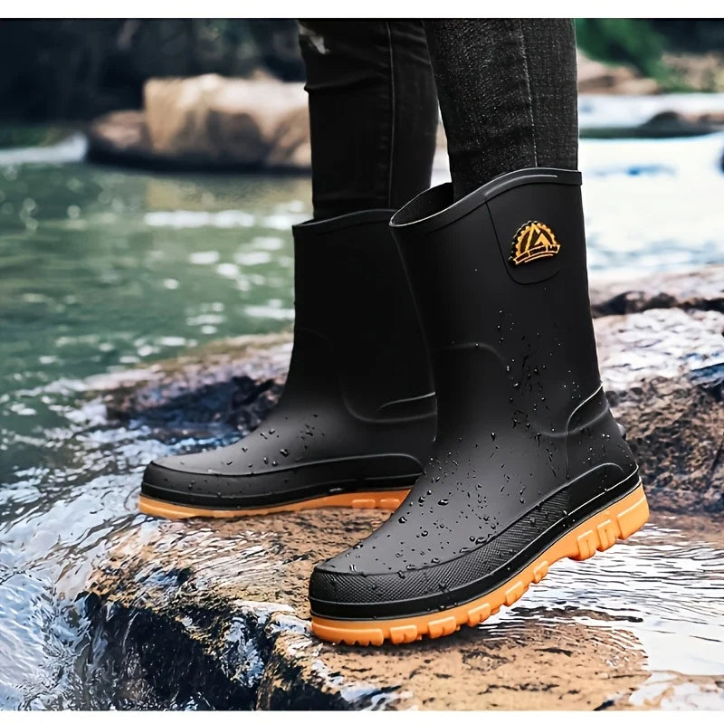 Bottes De Pluie Mi-Mollet En PVC — photo 4