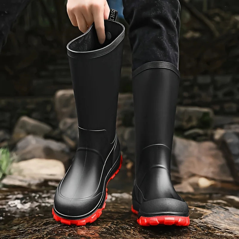 Bottes de Pluie Montantes Antidérapantes pour Homme — photo 3
