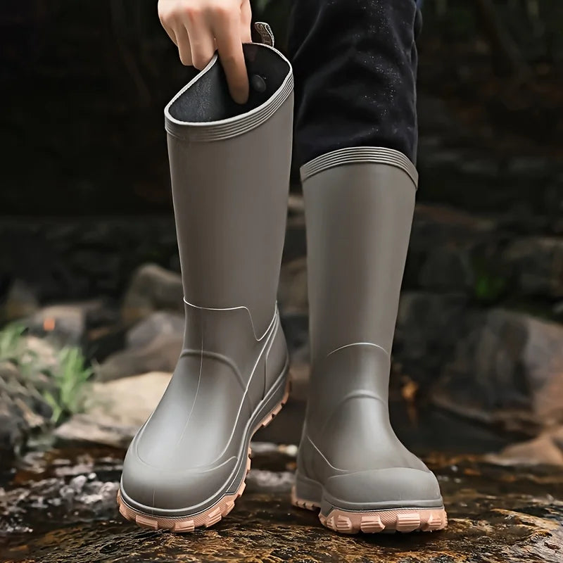 Bottes de Pluie Montantes Antidérapantes pour Homme — photo 5