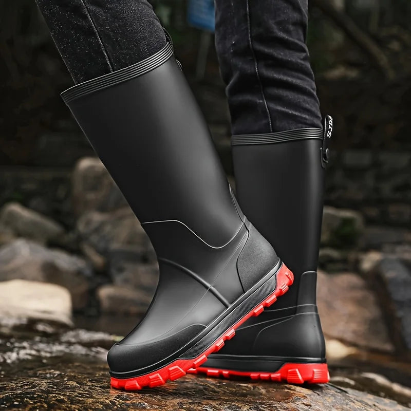 Bottes de Pluie Montantes Antidérapantes pour Homme — photo 6