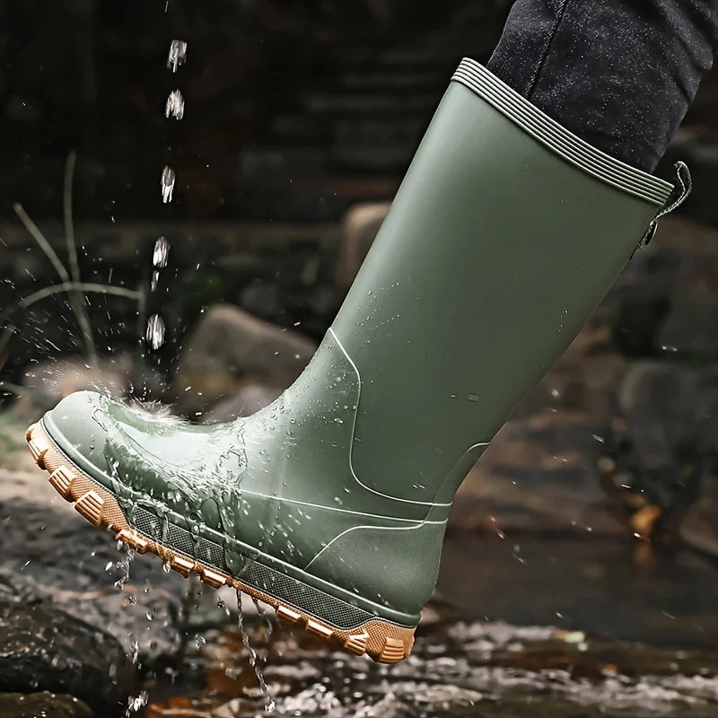 Bottes de Pluie Montantes Antidérapantes pour Homme — photo 7