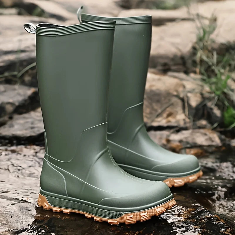 Bottes de Pluie Montantes Antidérapantes pour Homme — photo 8