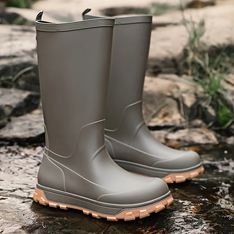 Bottes de Pluie Montantes Antidérapantes pour Homme — photo 9