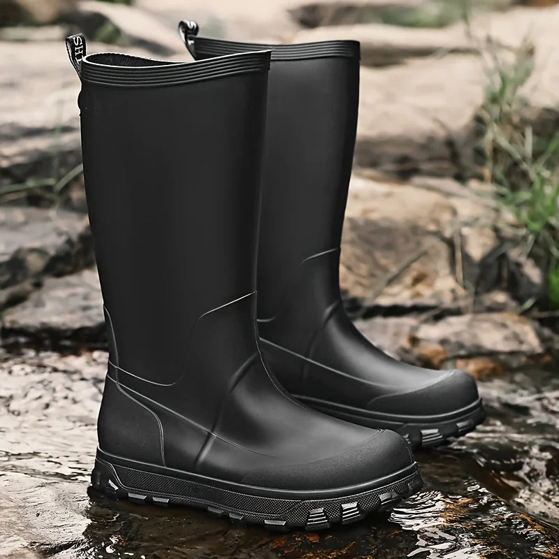 Bottes de Pluie Montantes Antidérapantes pour Homme — photo 10