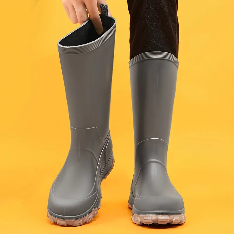 Bottes de Pluie Montantes Antidérapantes pour Homme — photo 14