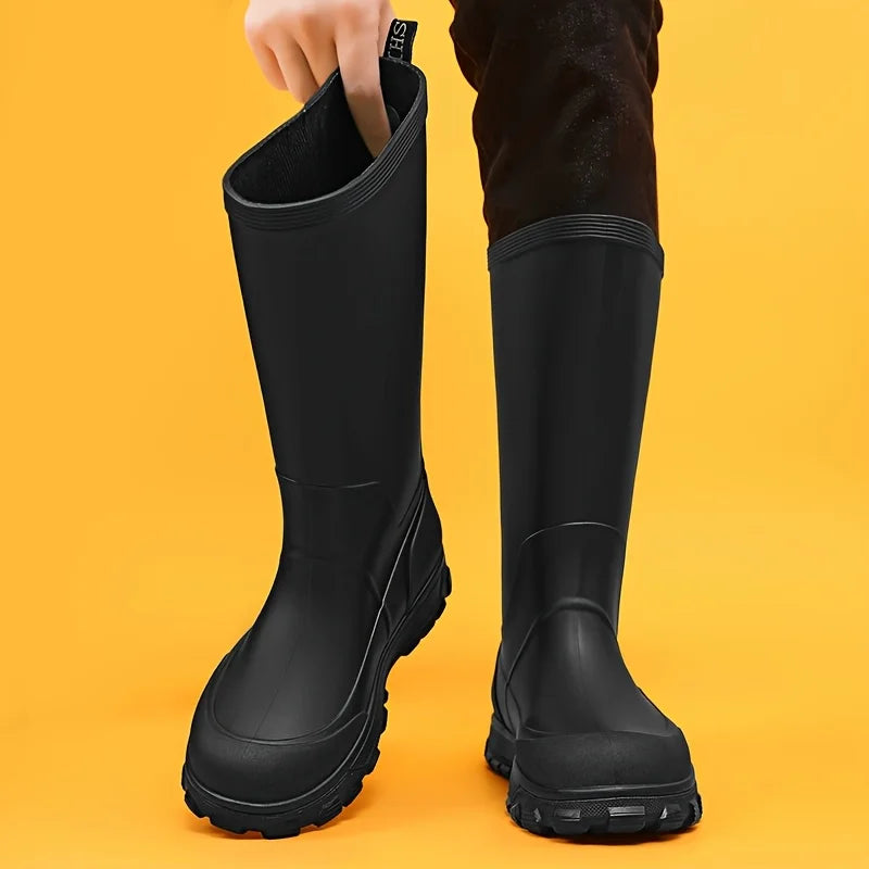 Bottes de Pluie Montantes Antidérapantes pour Homme — photo 15