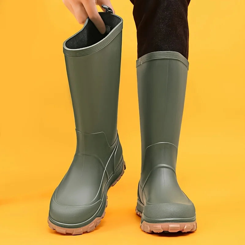 Bottes de Pluie Montantes Antidérapantes pour Homme — photo 17
