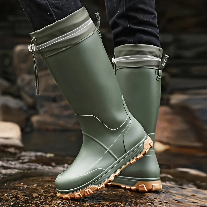 Bottes de Pluie Montantes Antidérapantes pour Homme — illustration 1 Image