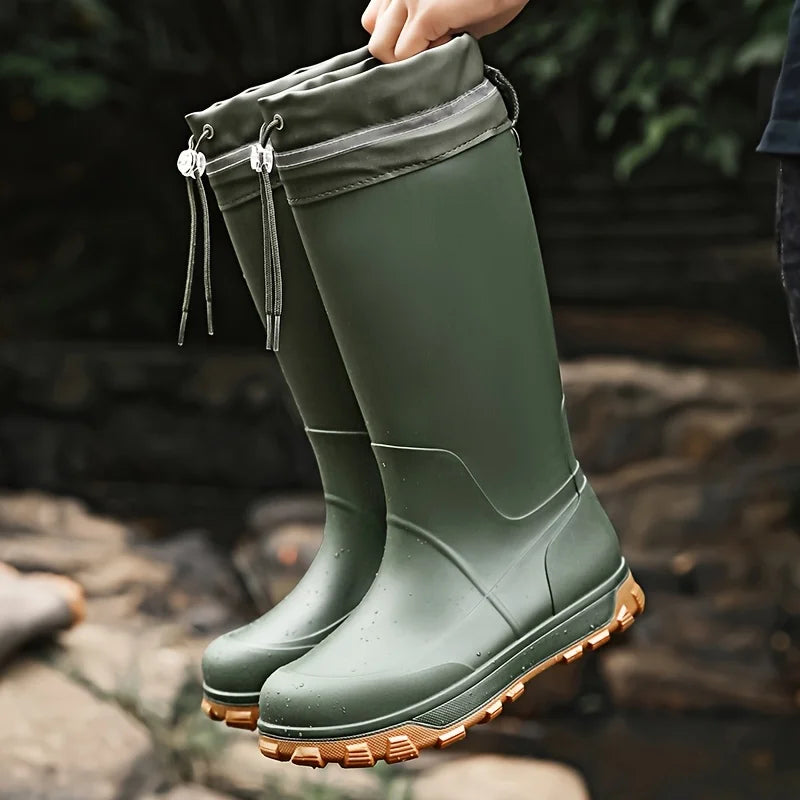 Bottes de Pluie Montantes Antidérapantes pour Homme — illustration 2 Image