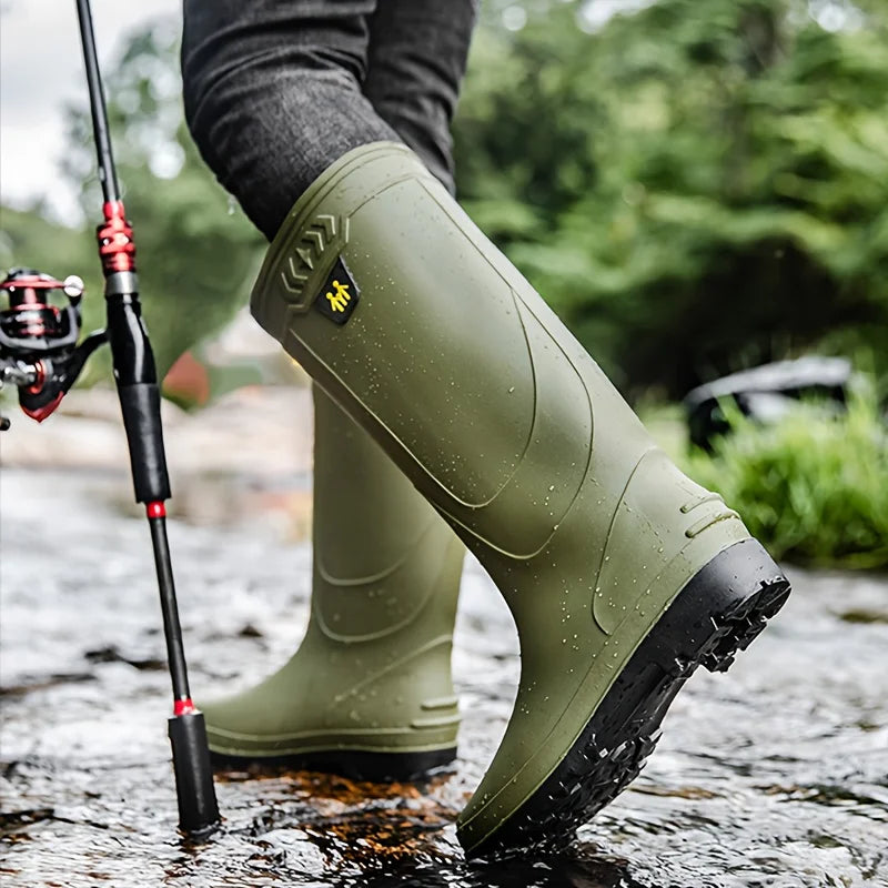 Bottes De Pluie Montantes Antidérapantes