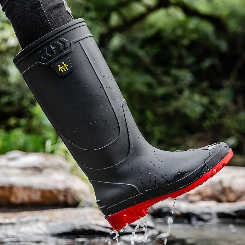 Bottes De Pluie Montantes Antidérapantes — photo 7