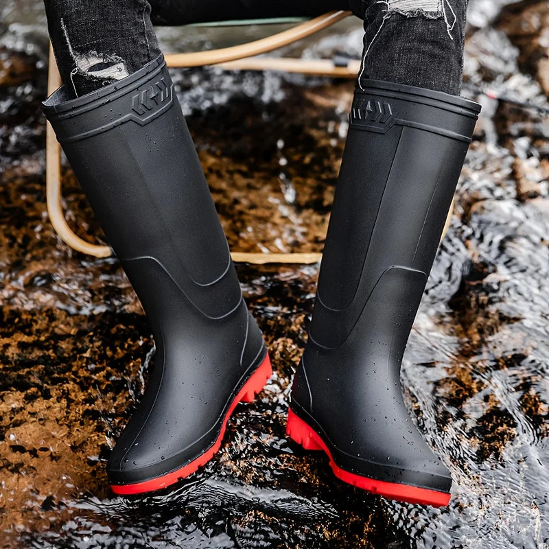 Bottes De Pluie Montantes Antidérapantes — photo 8