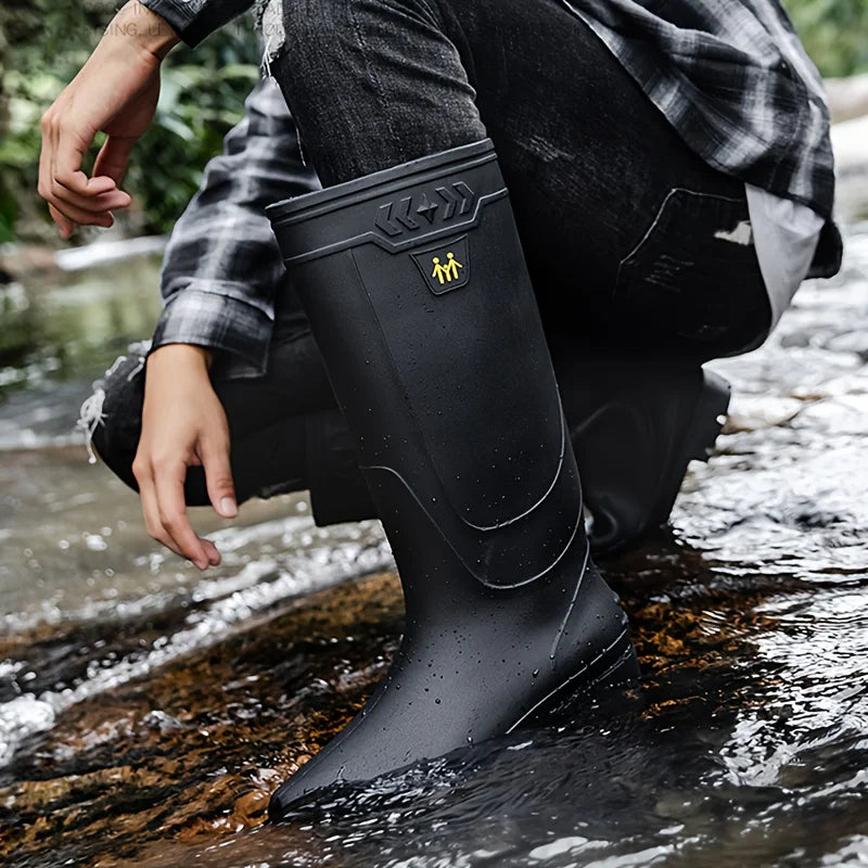 Bottes De Pluie Montantes Antidérapantes — photo 9