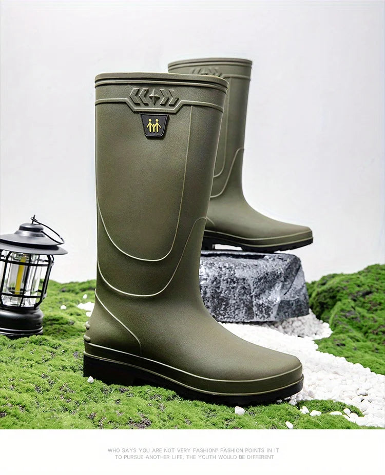 Bottes De Pluie Montantes Antidérapantes — photo 19