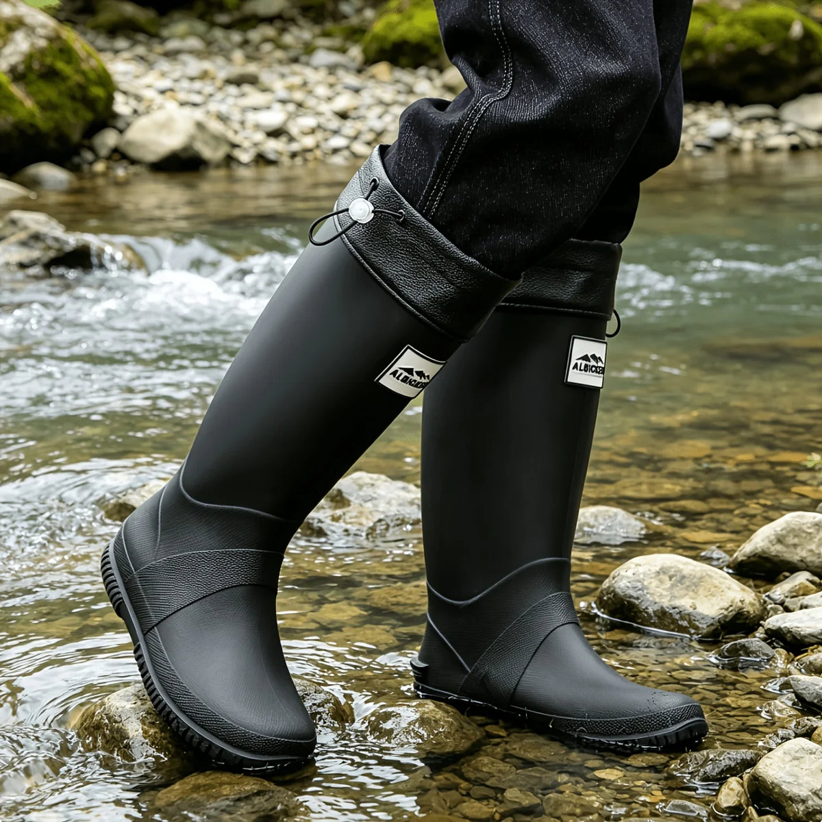 Bottes De Pluie Pliables Unisexes En PVC