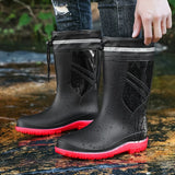 Bottes Imperméables à Lacets Pour Homme