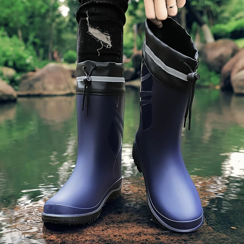 Bottes Imperméables à Lacets Pour Homme — photo 2