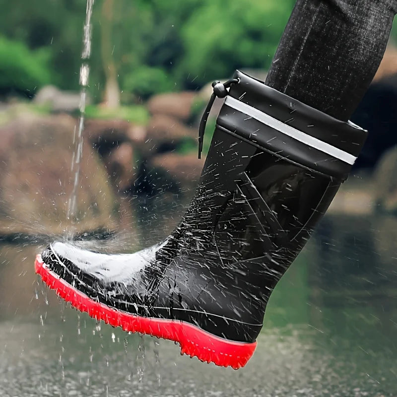 Bottes Imperméables à Lacets Pour Homme — photo 7