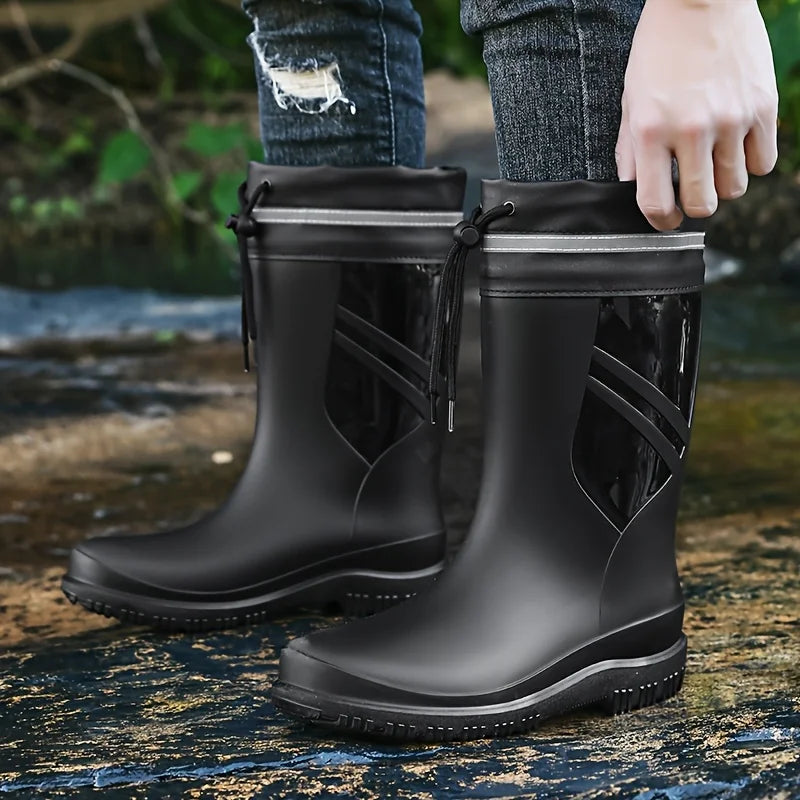Bottes Imperméables à Lacets Pour Homme — photo 9