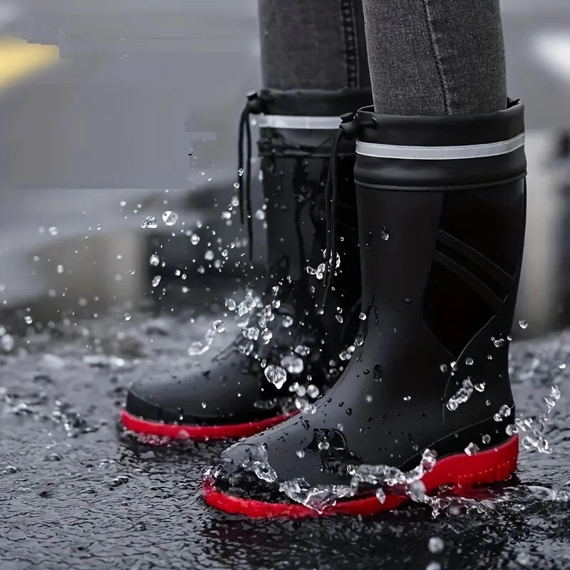Bottes Imperméables à Lacets Pour Homme — photo 17