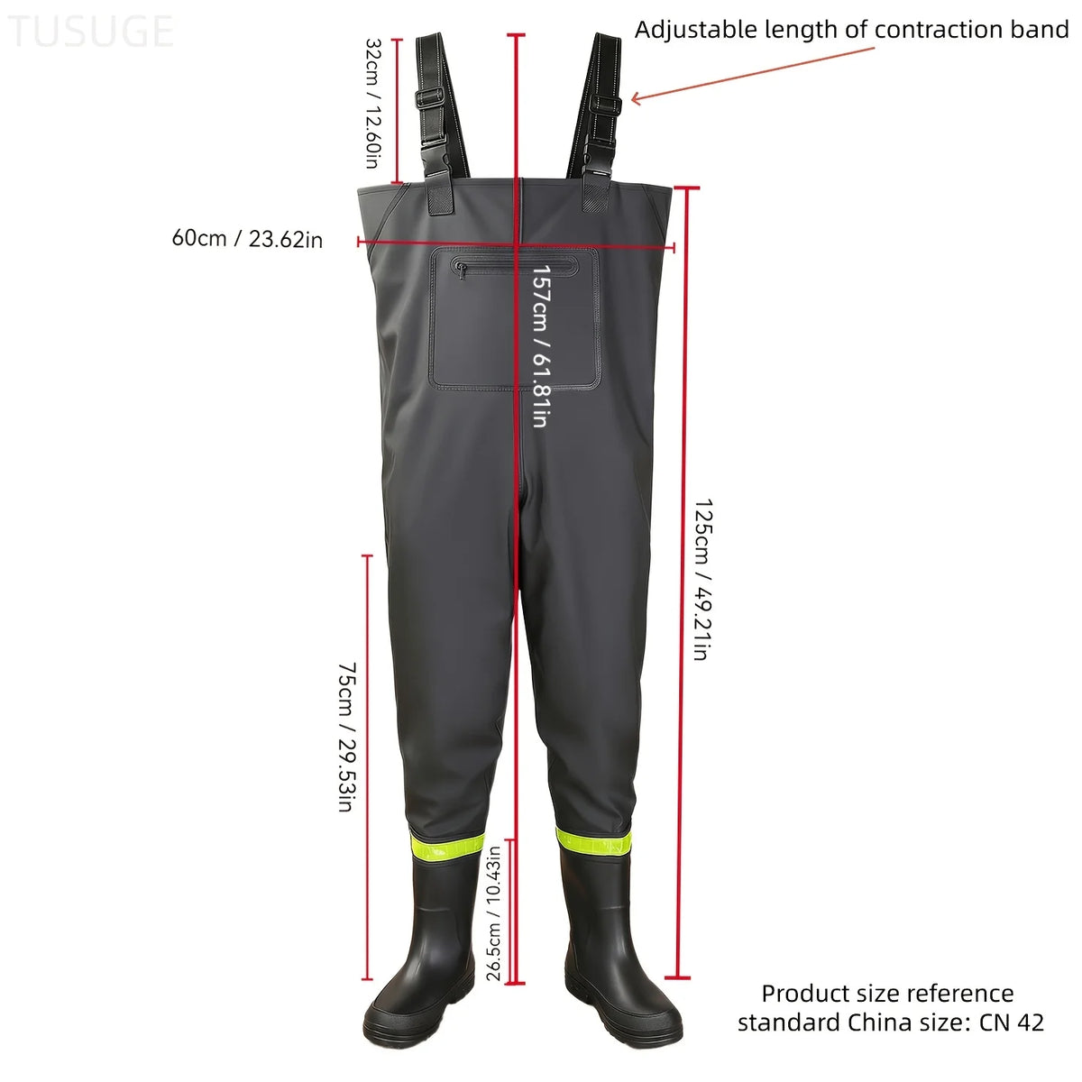 Bottes Imperméables de Pêche pour Homme — photo 3