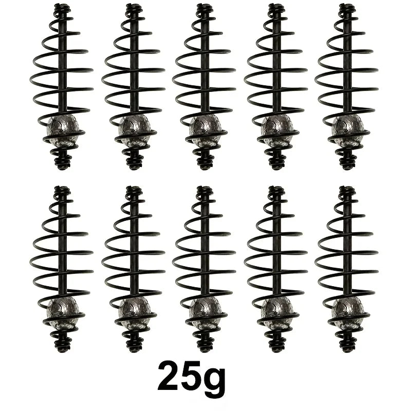 Cage À Appât Pour Carpe Avec Plombs — 25 g 10 Pièces, photo 7