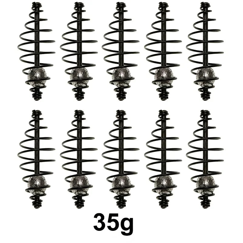 Cage À Appât Pour Carpe Avec Plombs — 35 g 10 Pièces, photo 8